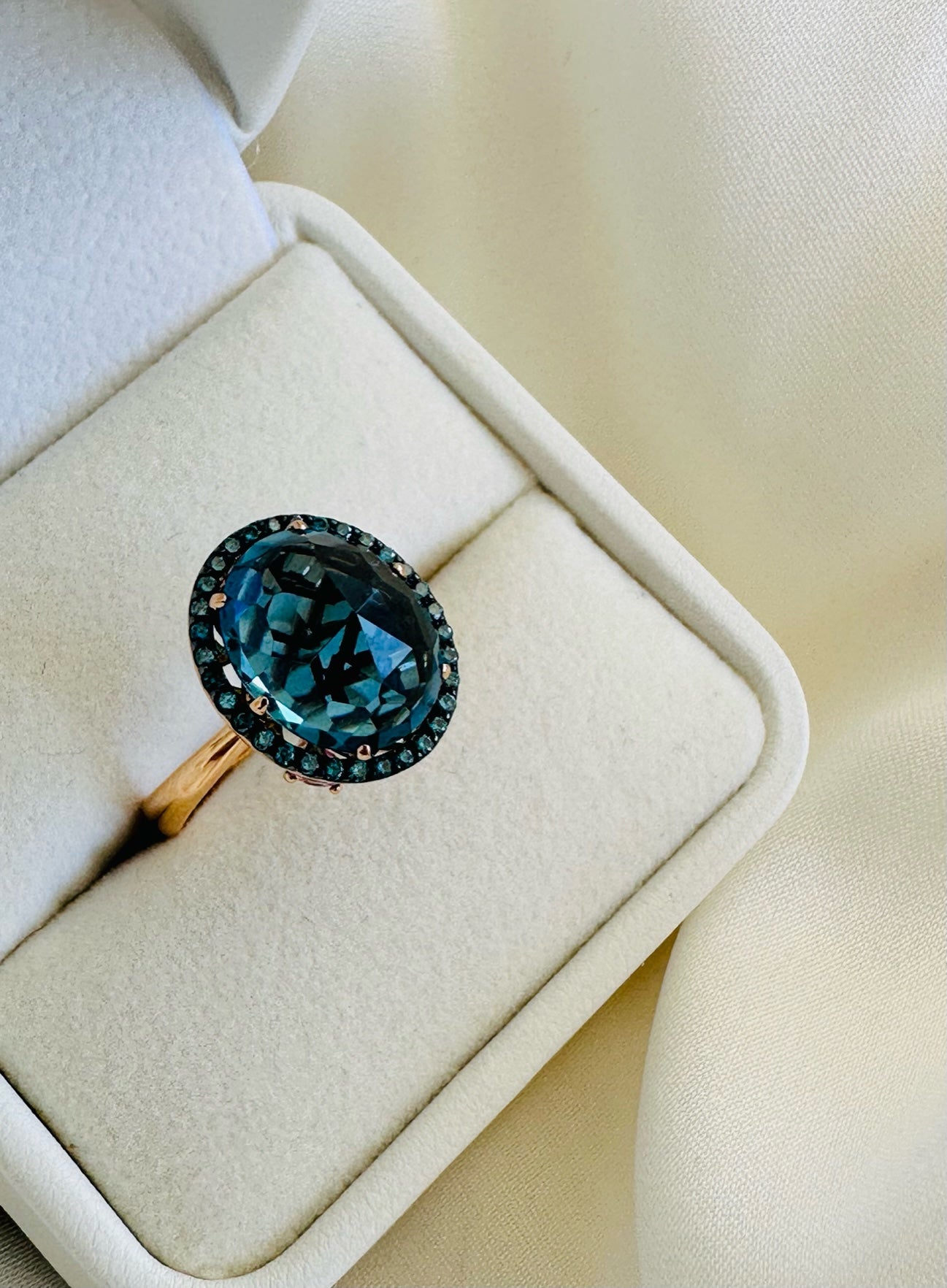 London Blue Topaz Ring