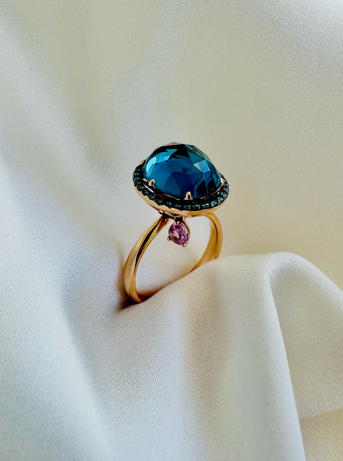 London Blue Topaz Ring