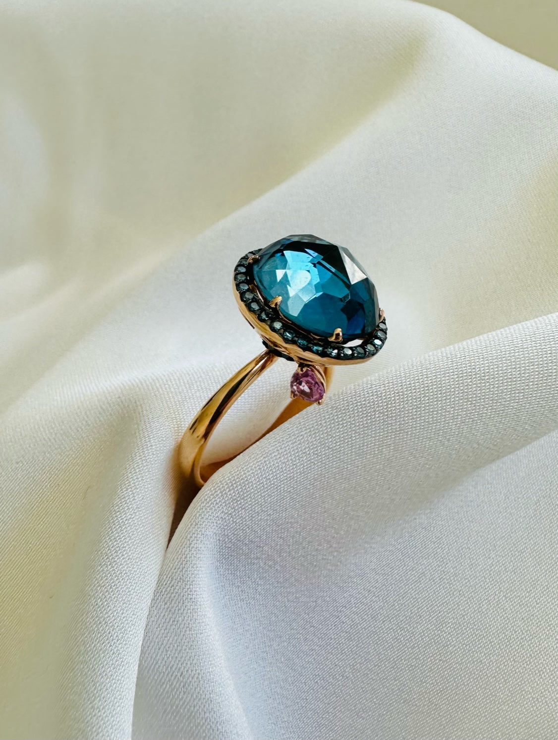 London Blue Topaz Ring