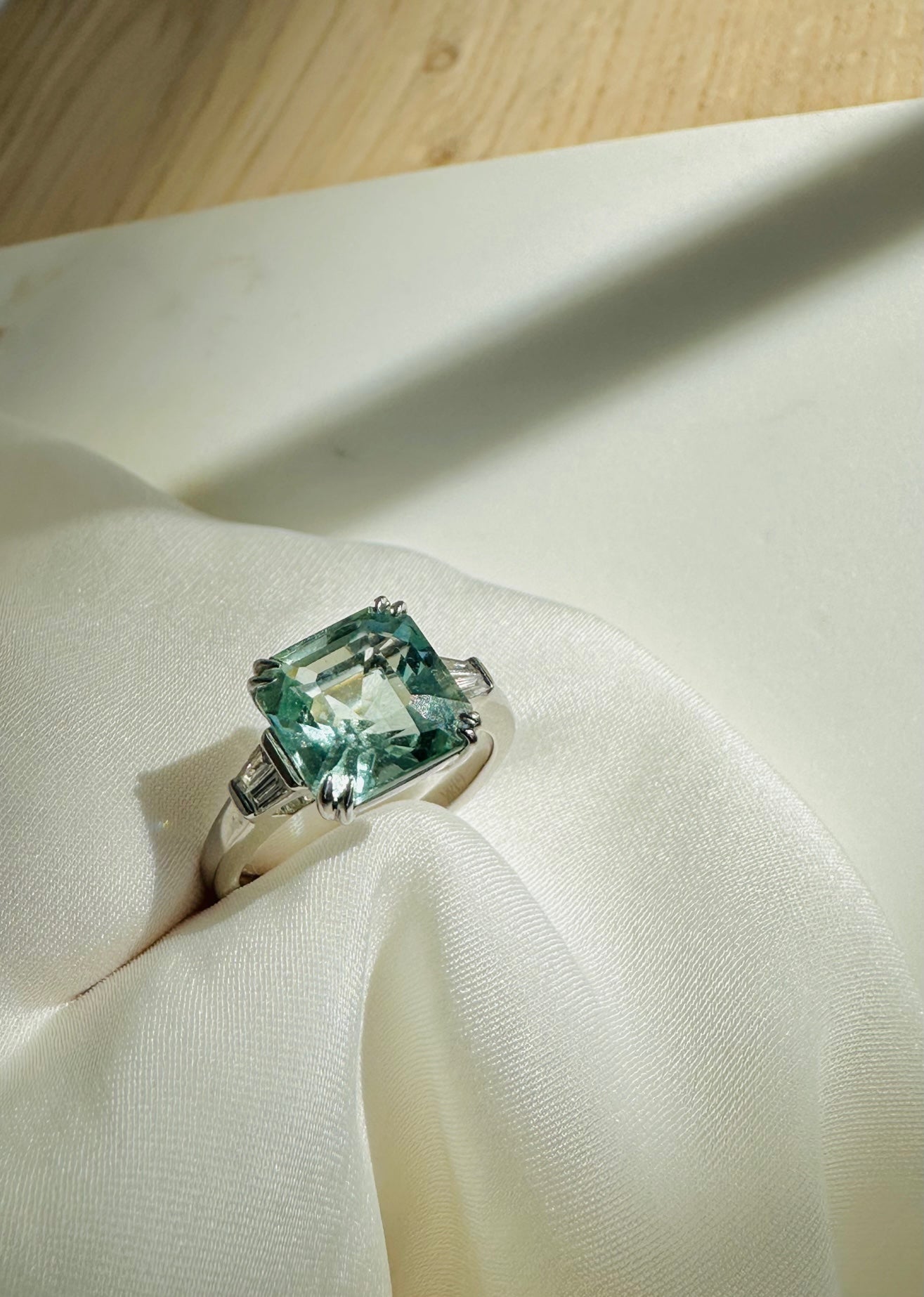 Tourmaline Diamond Ring