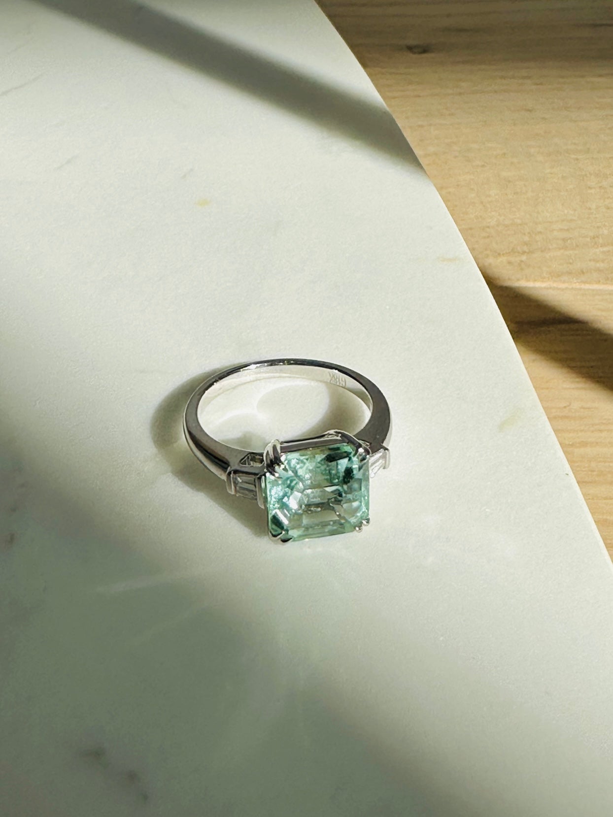 Tourmaline Diamond Ring