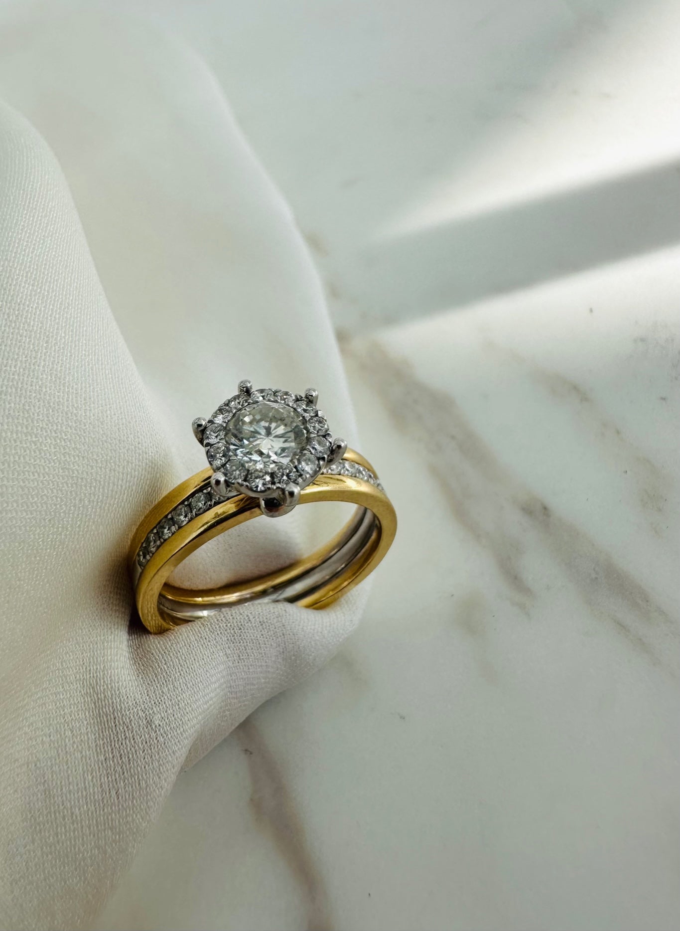 Cluster Diamond Ring