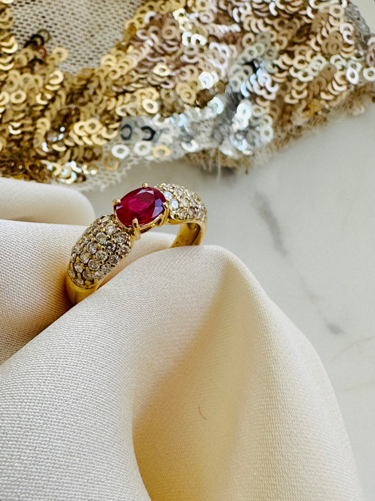 Ruby Diamond Ring