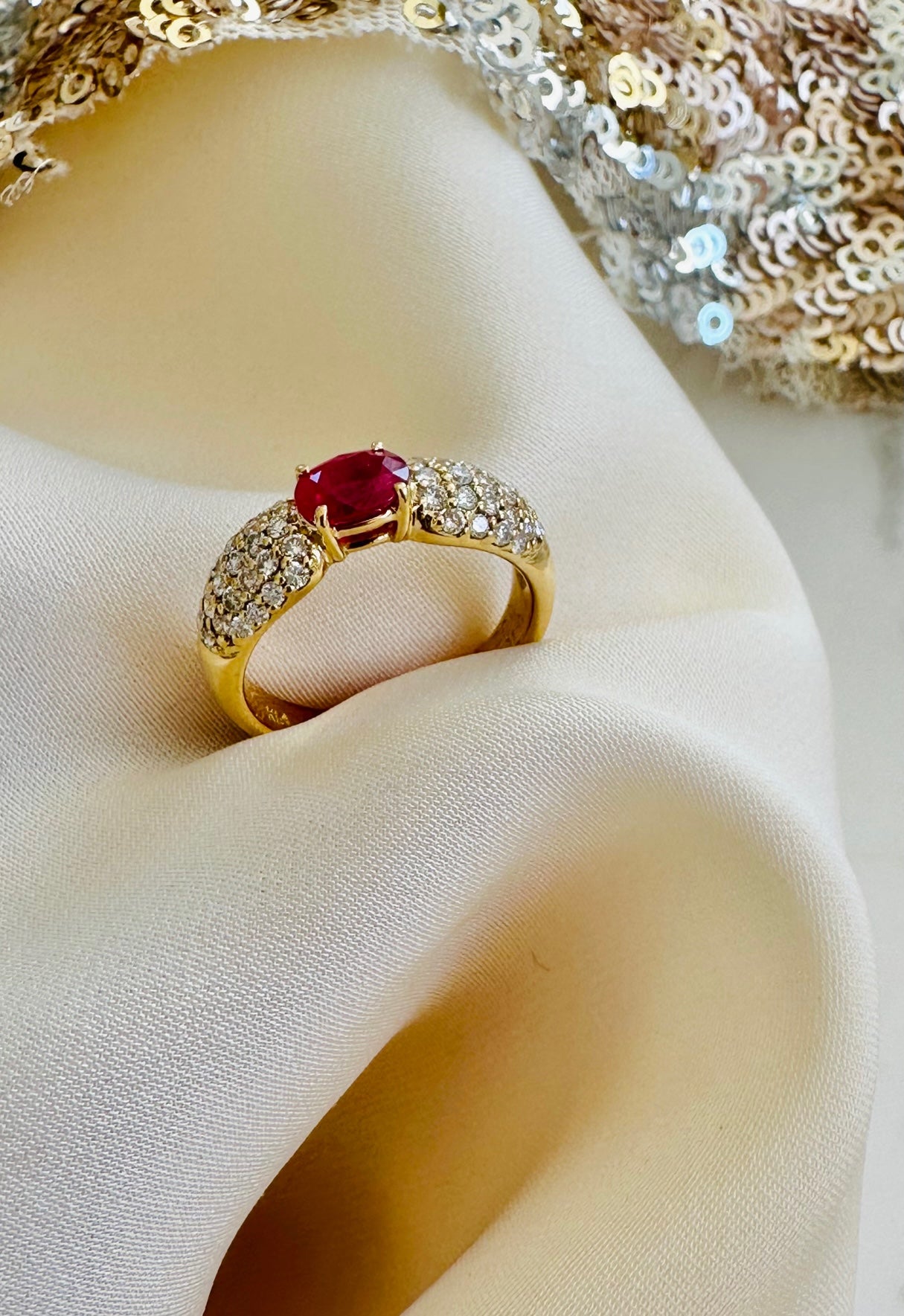 Ruby Diamond Ring