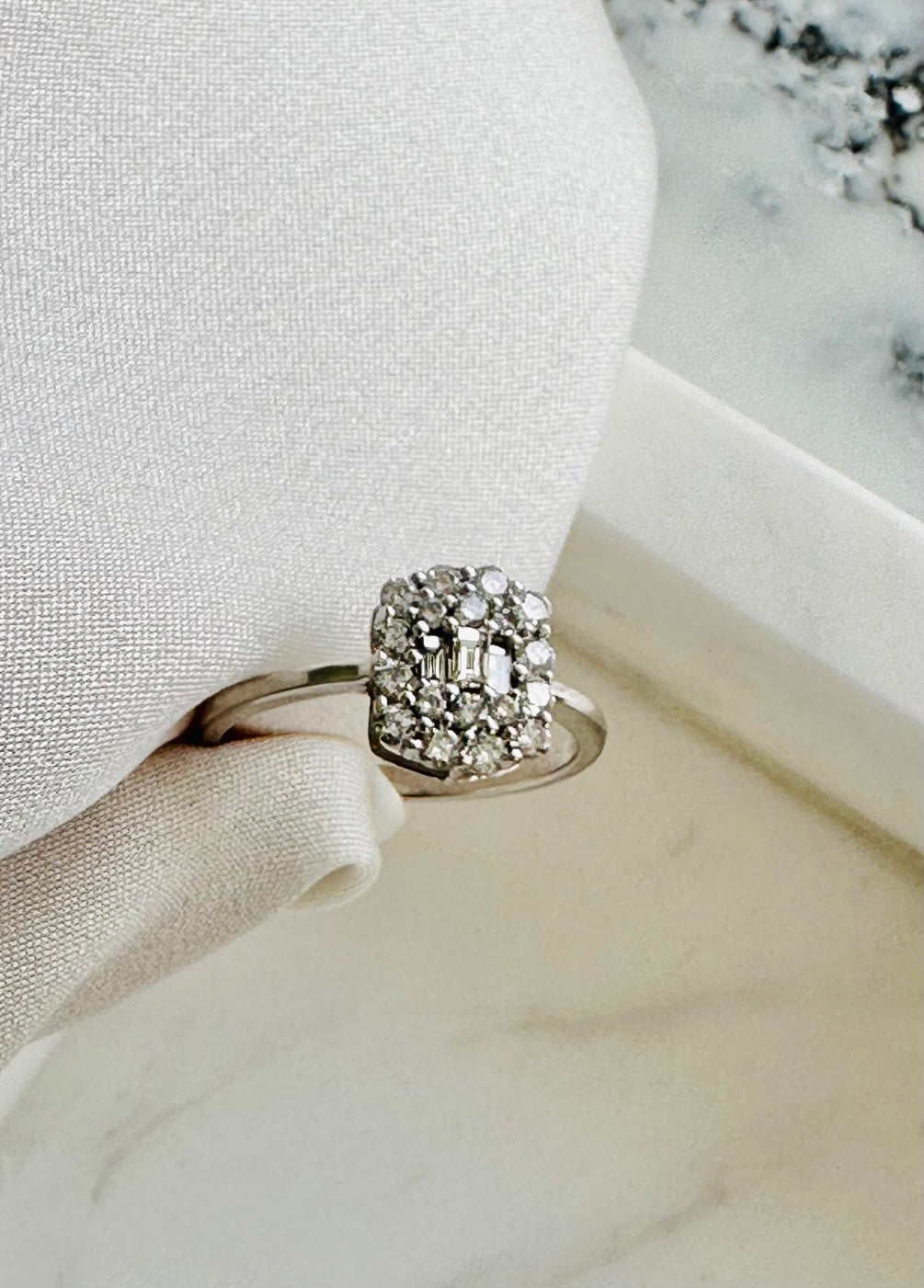 Cluster Diamond Ring