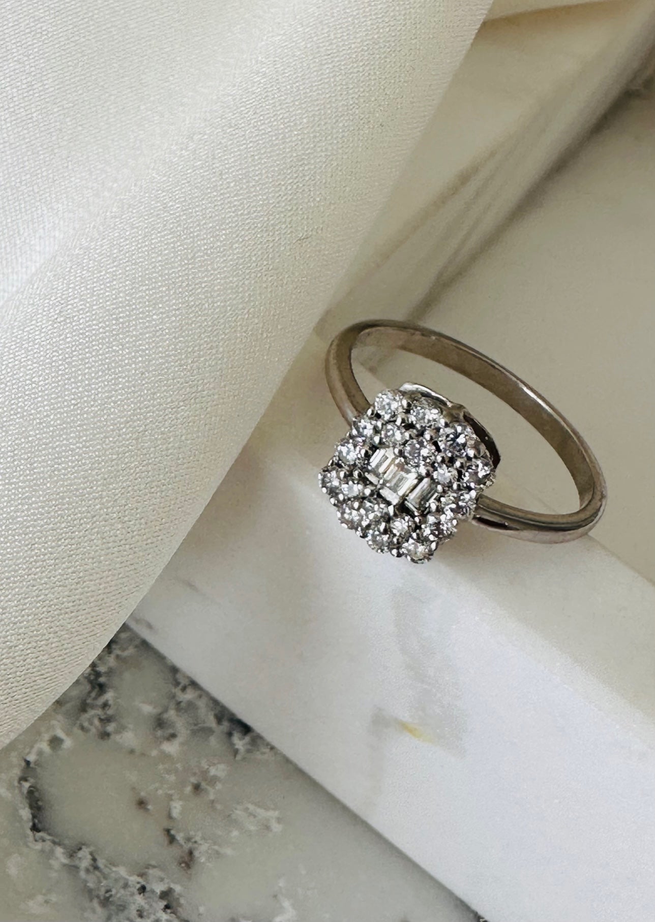 Cluster Diamond Ring