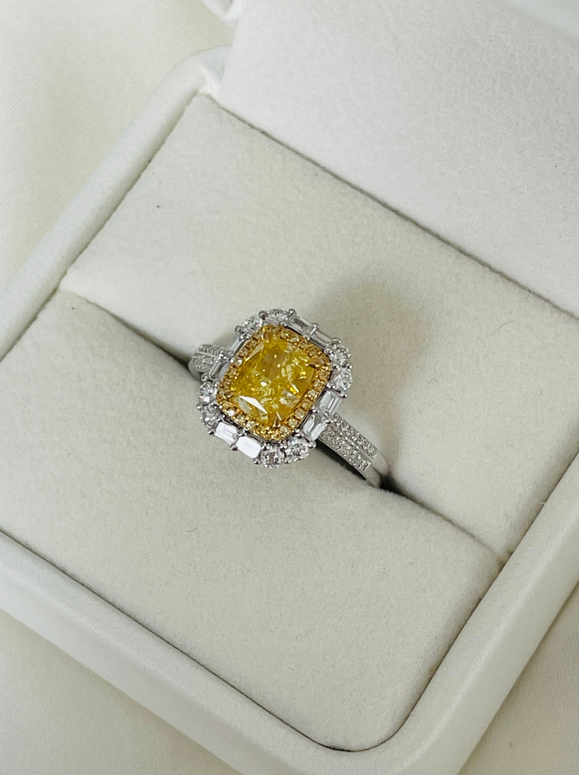 Fancy Yellow Diamond Ring