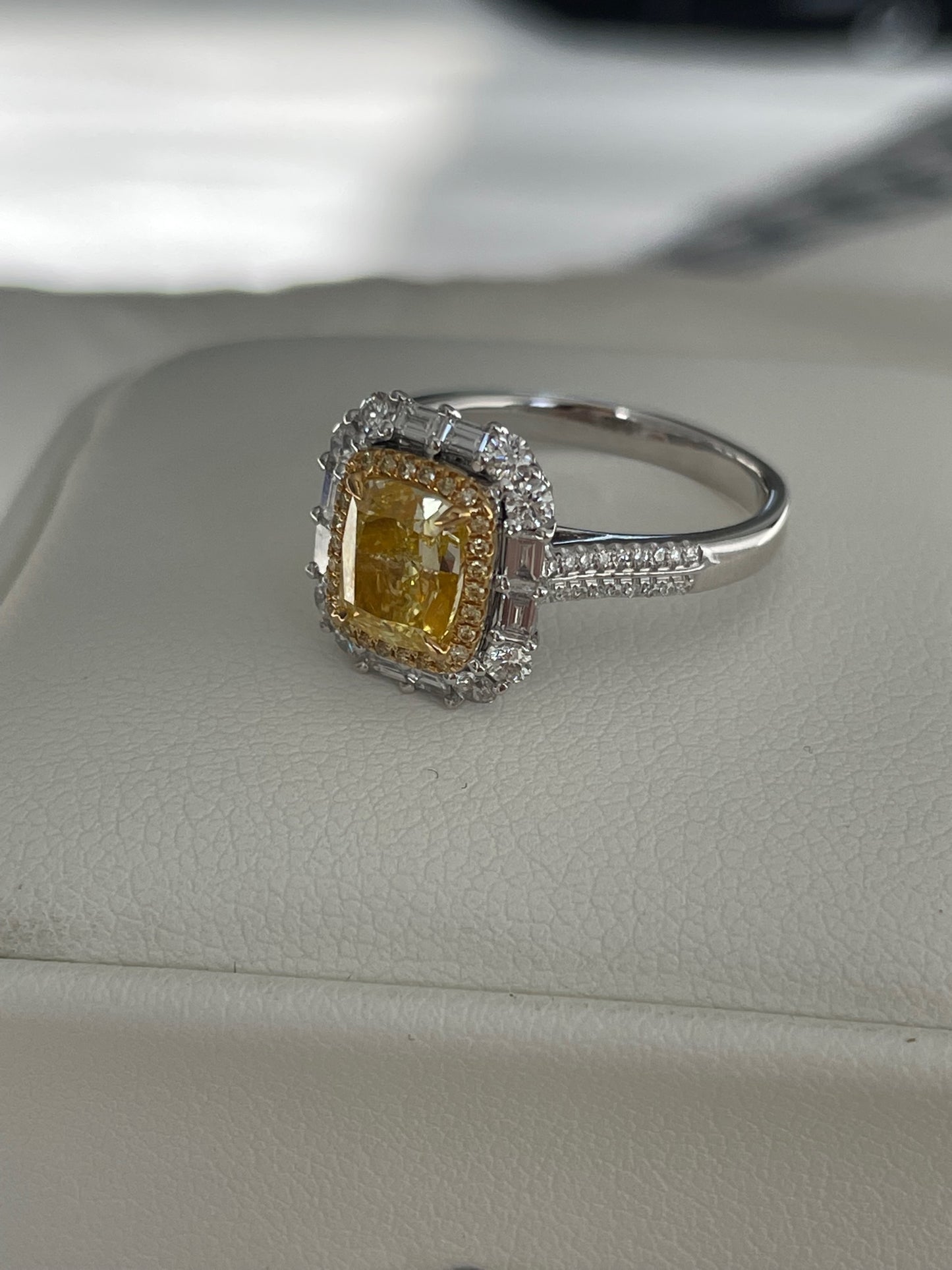 Fancy Yellow Diamond Ring