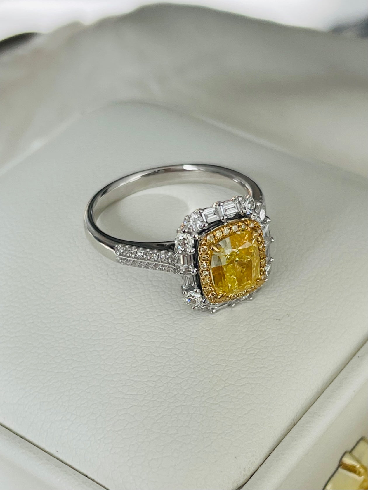 Fancy Yellow Diamond Ring