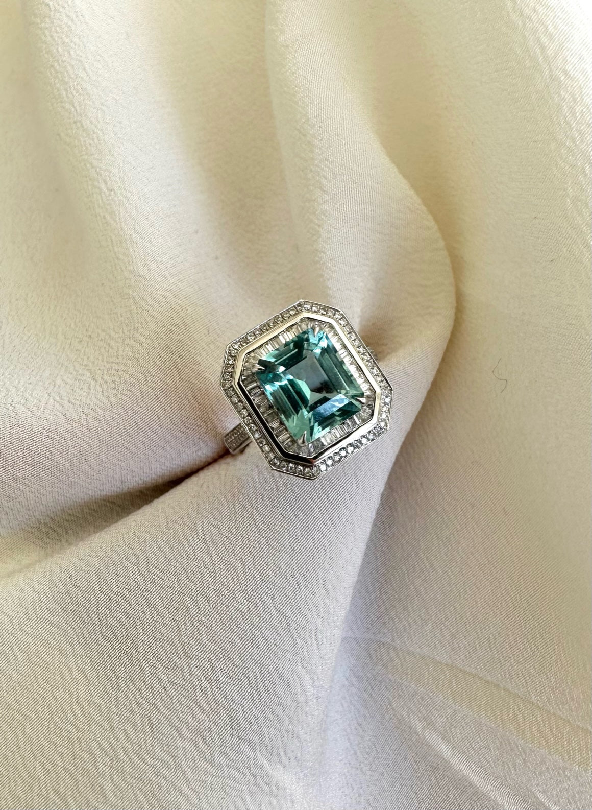 Aquamarine Ring 3ct