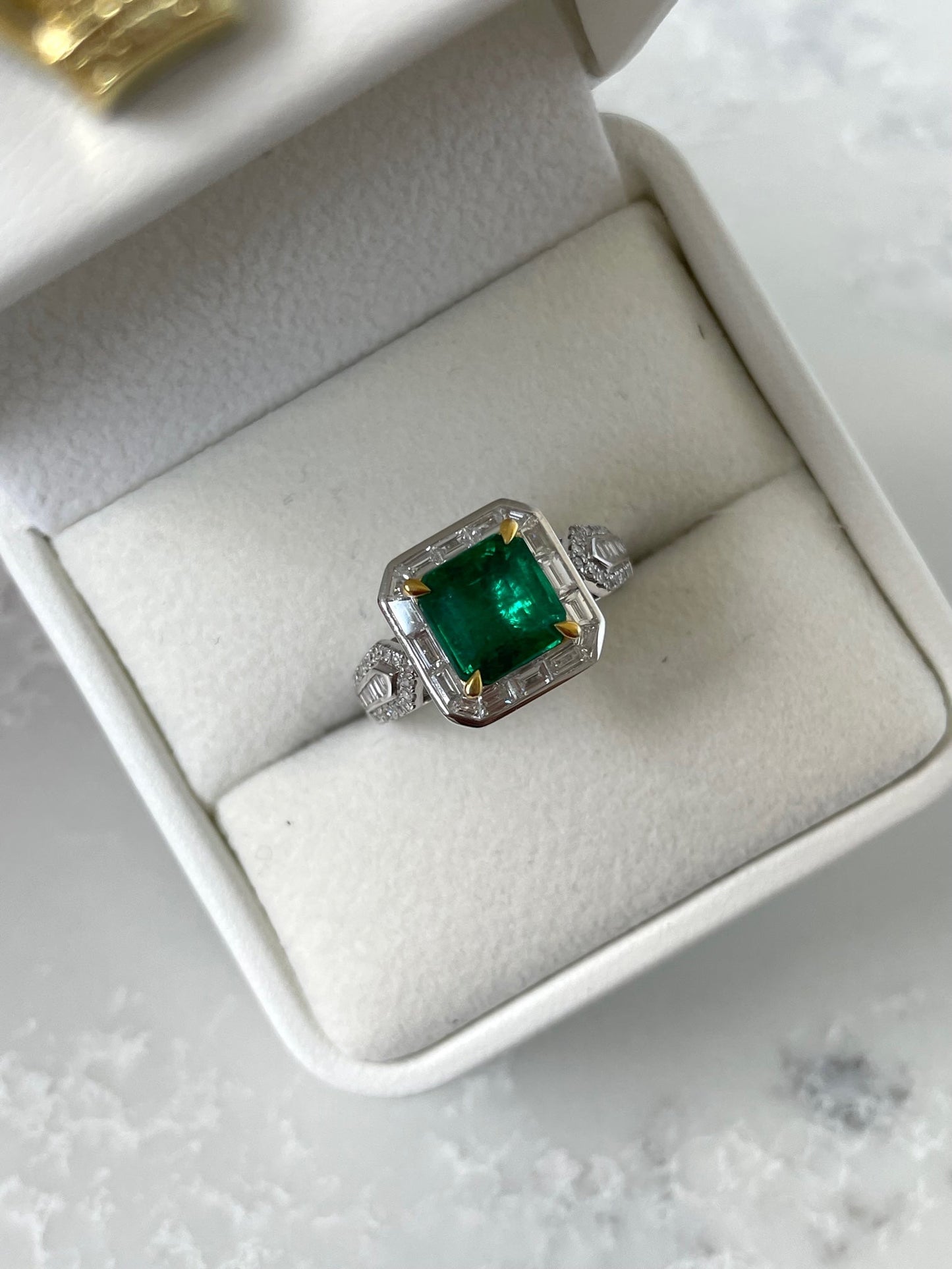 Emerald Diamond Ring